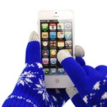 Handsker til Touchsk�rm (blue design)